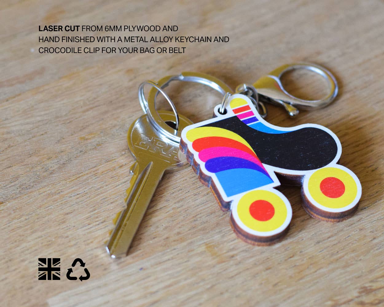 Skate keyring