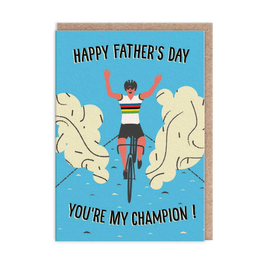 Father's Day Champion Cyclist Card