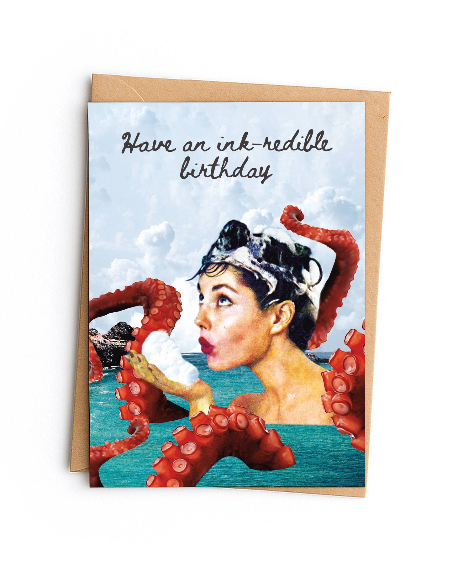 Ursula The Cecaelia Birthday Card