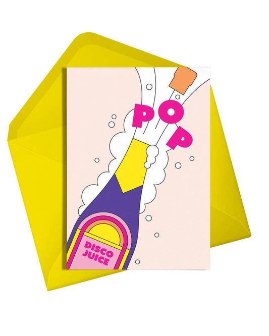 Disco juice Congratulations Card