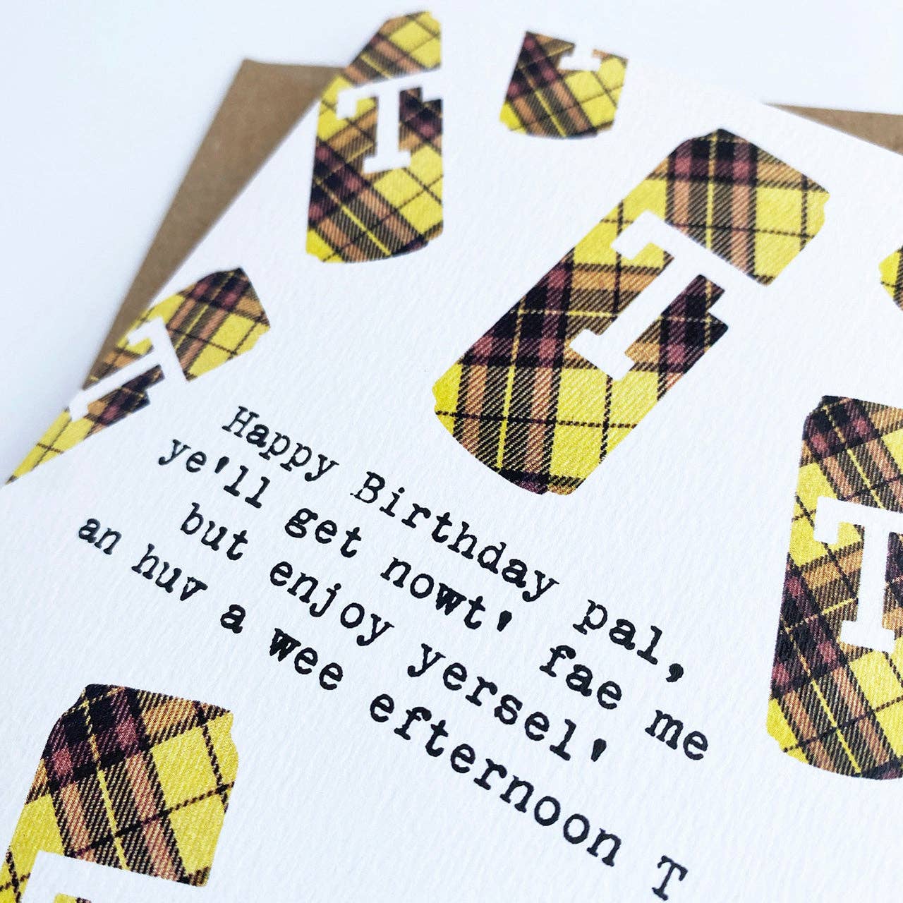 ‘Efternoon T’ Birthday Card