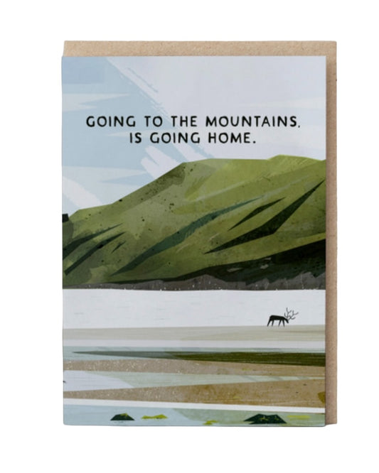 Going Home Scottish Card