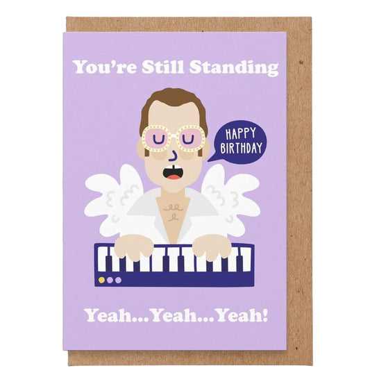 Still Standing Elton Birthday Card
